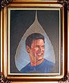  Oil Painting on a Dry Leaf